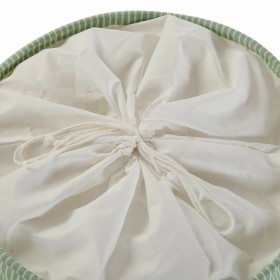 Cesto per i Panni Sporchi Versa Verde Poliestere Cotone Nylon (38 x 48 x 38 cm)