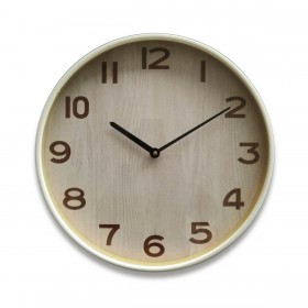 Orologio da Parete Versa Cristallo Legno MDF 4,5 x 40 x 40 cm
