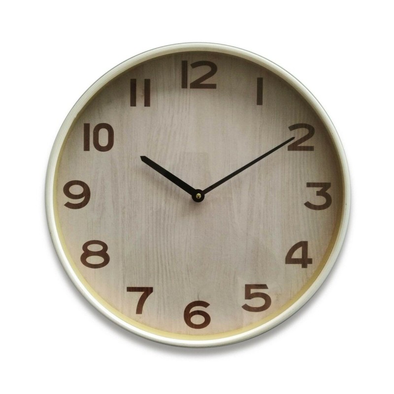 Orologio da Parete Versa Cristallo Legno MDF 4,5 x 40 x 40 cm