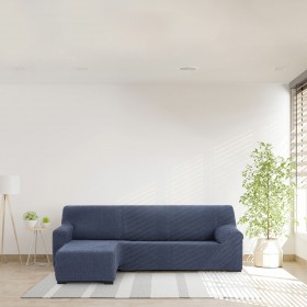 Rivestimento per chaise longue a braccio corto sinistra Eysa THOR Azzurro 110 x 110 x 310 cm