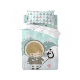 Set di copripiumino HappyFriday Happynois Skymo Day Multicolore Culla Neonato 2 Pezzi