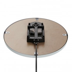 Orologio da Parete Versa Pendolo Metallo Cristallo Legno MDF 4,5 x 56 x 29 cm