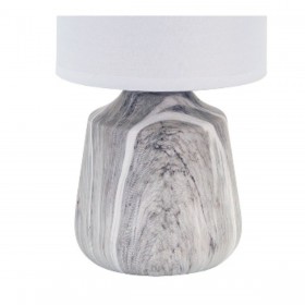 Lampada da tavolo Versa Nero Ceramica 12,5 x 24,5 x 12,5 cm