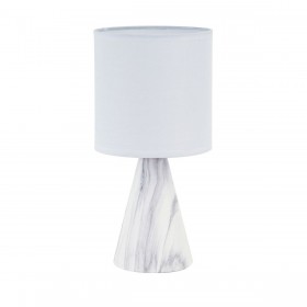 Lampada da tavolo Versa Bianco Ceramica 12,5 x 24,5 x 12,5 cm