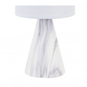 Lampada da tavolo Versa Bianco Ceramica 12,5 x 24,5 x 12,5 cm
