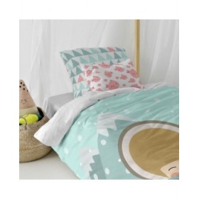 Set di copripiumino HappyFriday Happynois Skymo Day Multicolore Singolo 2 Pezzi