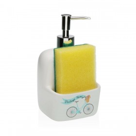 Dispenser di Sapone Versa Bicicletta Bianco Ceramica