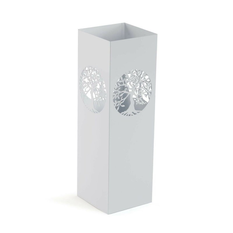Portaombrelli Versa Albero della vita Bianco Metallo Ferro 15 x 49 x 15 cm