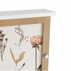 Armadietto portachiavi Versa Fiori Legno MDF 6,5 x 26 x 20 cm