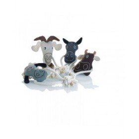 Giocattoli per cani Hunter Nebraska Marrone Mucca