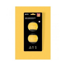 Palla per Animali Domestici Gloria PLAY AND RUN Giallo TPR M 6,35 cm 2 Unità