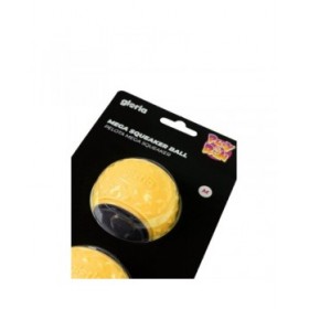 Palla per Animali Domestici Gloria PLAY AND RUN Giallo TPR M 6,35 cm 2 Unità