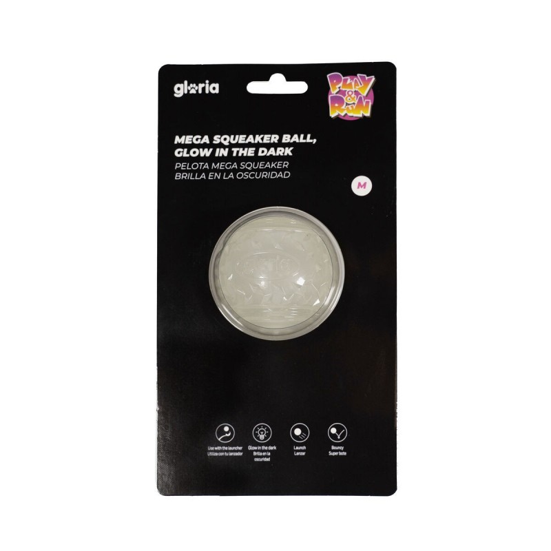 Palla per Animali Domestici Gloria PLAY AND RUN Giallo TPR 6,35 cm
