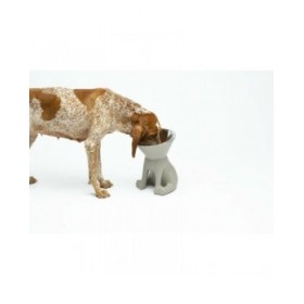 Ciotola per cani United Pets Up Elisabeth Grigio Acciaio inossidabile Polietilene 1 L