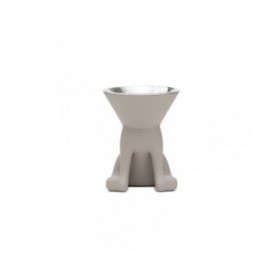 Ciotola per cani United Pets Up Elisabeth Grigio Acciaio inossidabile Polietilene 1 L