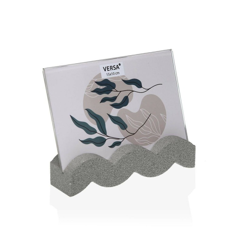 Cornice Portafoto Versa Plastica Onde 3,8 x 11,2 x 15 cm