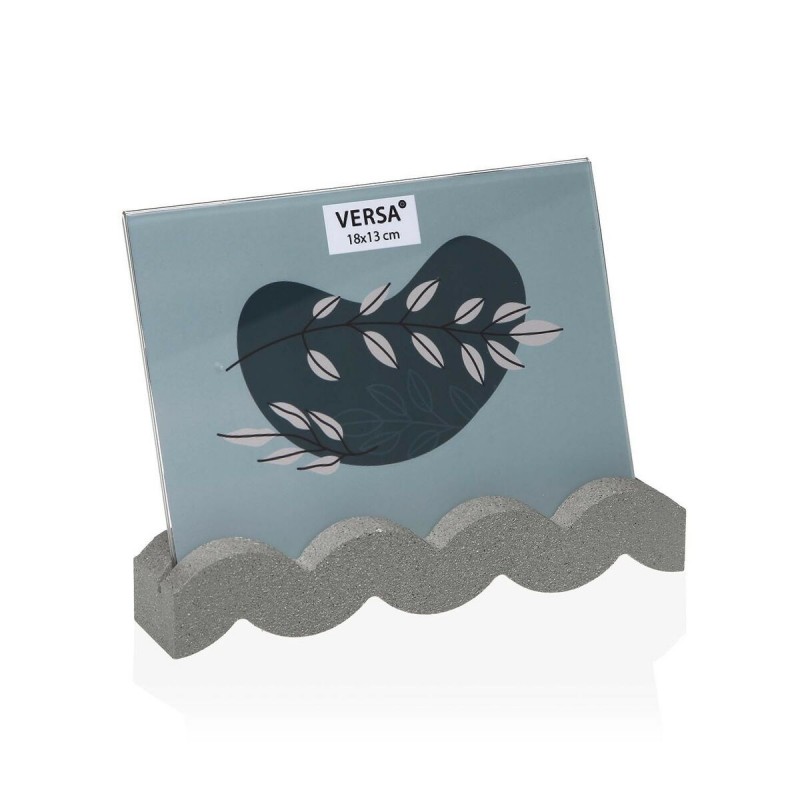 Cornice Portafoto Versa Plastica Onde 3,8 x 14,5 x 20 cm