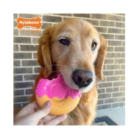 Giocattoli per cani Nylabone Rosa Bacon L
