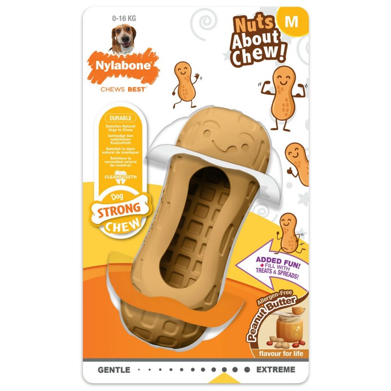 Giocattoli per cani Nylabone Marrone Burro Di Arachidi M