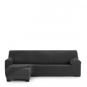 Rivestimento per chaise longue a braccio corto sinistra Eysa THOR Grigio scuro 110 x 110 x 310 cm