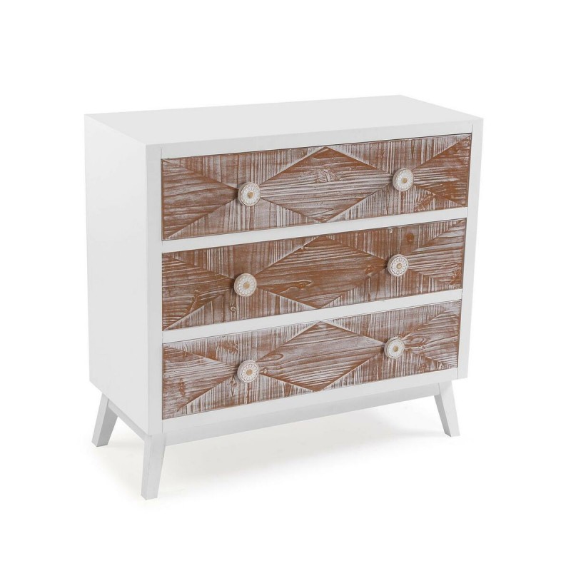 Cassettiera Versa Sira Legno di pino Legno MDF 34 x 76 x 80 cm