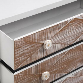 Cassettiera Versa Sira Legno di pino Legno MDF 34 x 76 x 80 cm