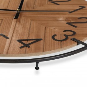 Orologio da Parete Versa Metallo Legno MDF Legno MDF/Metallo 4,5 x 60 x 60 cm