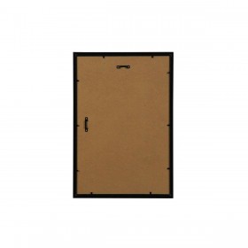 Portafoto Versa Nero Legno MDF Vintage 1,2 x 32 x 22 cm