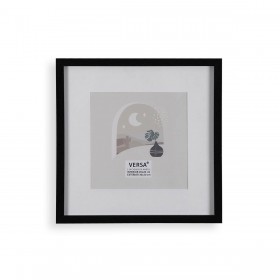 Portafoto Versa Nero Legno MDF 1,2 x 32 x 32 cm