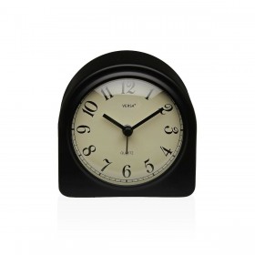 Orologio da Tavolo Versa Luxa Nero Plastica 5,8 x 10 x 10 cm