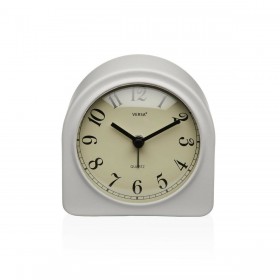 Orologio da Tavolo Versa Luxa Bianco Plastica 5,8 x 10 x 10 cm