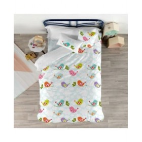 Lenzuolo con angoli HappyFriday MR FOX Multicolore 105 x 200 x 32 cm