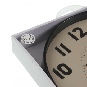 Orologio da Parete Versa Beige Plastica 4 x 30 x 30 cm