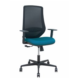 Scopino per il Bagno Versa Nero Metallo Bambù 38,4 cm