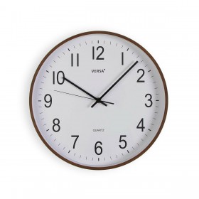 Orologio da Parete Versa Plastica Quarzo Legno MDF 5 x 35 x 35 cm
