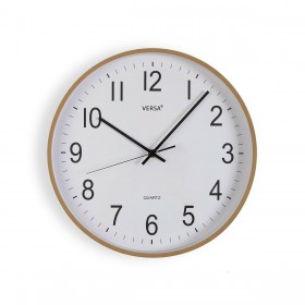 Orologio da Parete Versa Plastica Quarzo Legno MDF 5 x 35 x 35 cm