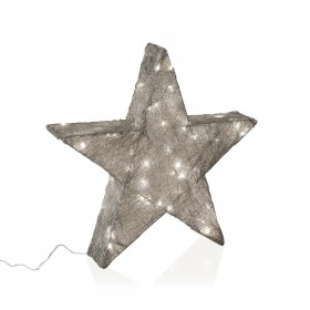 Decorazione Natalizia Versa Argentato 5 x 30 x 30 cm