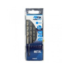 Set di trapani Ferrestock 2, 3, 4, 5, 6 mm Metallo Esagonale