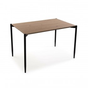 Tavolo con 4 sedie Versa PVC Metallo Legno MDF 70 x 75 x 110 cm