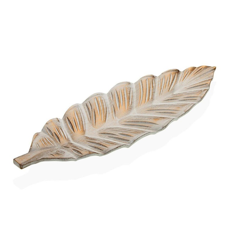 Centrotavola Versa Dorato Foglio 16,5 x 3,5 x 50 cm