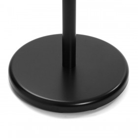 Appendiabiti da parete Versa Nero Legno Metallo Minimalista 28 x 170 x 28 cm
