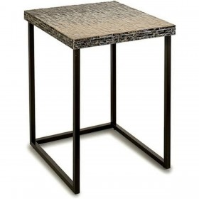 Tavolo aggiuntivo Grigio Metallo Madreperla Truciolare (47 x 62 x 47 cm)