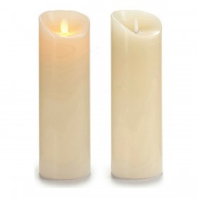 Candela LED 8430852860200 Crema Plastica Cera