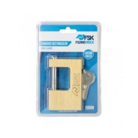 Lucchetto con chiave Ferrestock 90 mm