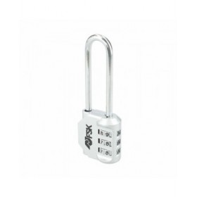Lucchetto a combinazione Ferrestock Argentato (53 mm)