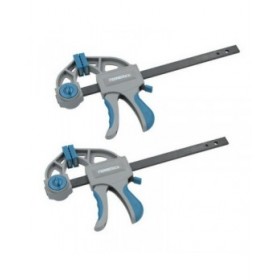 Sergente monomanuale Ferrestock Acciaio Plastica (2 pcs)