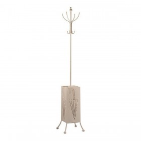 Appendiabiti ‎S3609674 Portaombrelli Metallo Crema (34 x 188 x 34 cm)