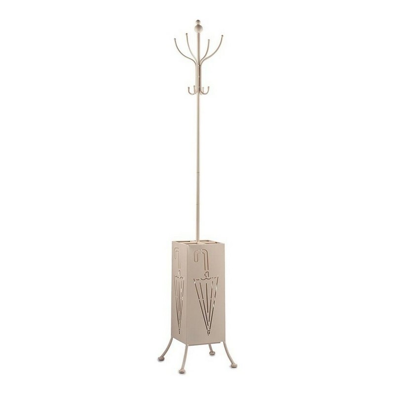 Appendiabiti ‎S3609674 Portaombrelli Metallo Crema (34 x 188 x 34 cm)