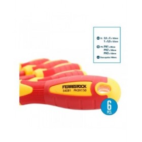 Set di Cacciaviti Ferrestock (6 pcs)