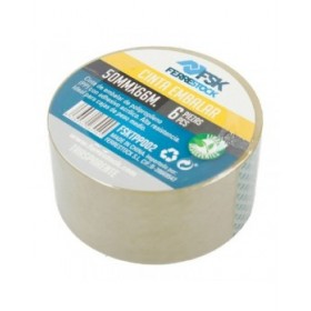 Nastro Adesivo Ferrestock 6 pcs Trasparente 66 m x 50 mm